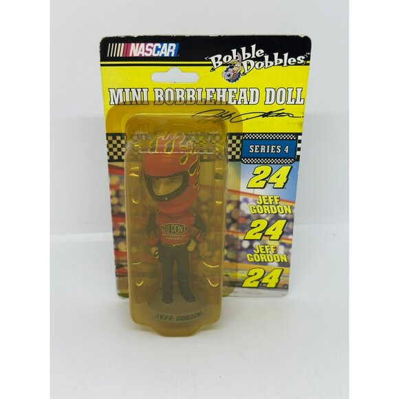 Jeff Gordon #24 NASCAR Mini Bobblehead – Bobble Dobbles Series Figure 4 NIP - Picture 1 of 6